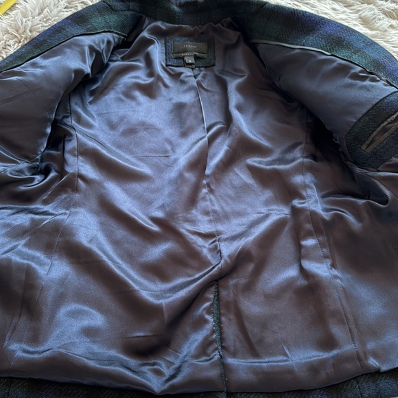 J.crew schoolboy blazer fab plaid in blues and greens - Picture 7 of 9